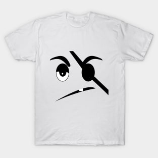 Black and white cartoon face T-Shirt